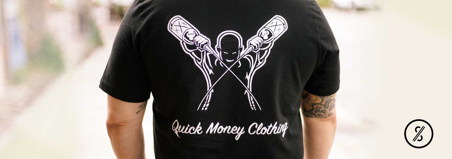 Quick Money Clothing OG Bartender Short Sleeve Banner