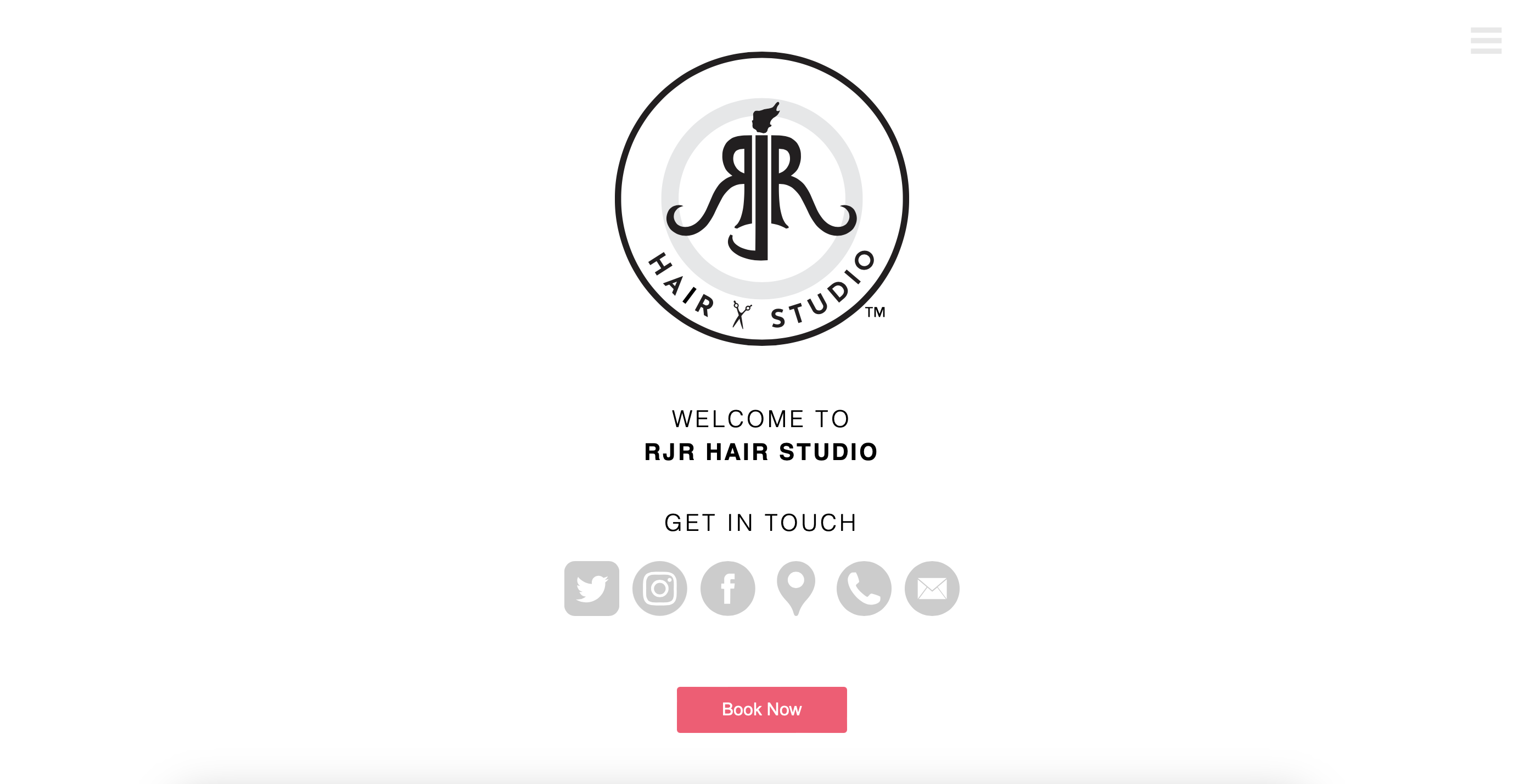 RJR Hair Studio Website